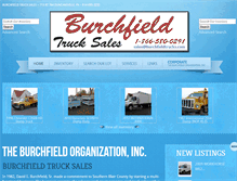 Tablet Screenshot of burchfieldtrucks.com